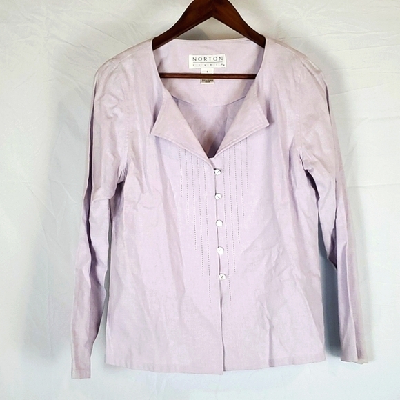 Vintage‎ Norton Linen Top - Picture 1 of 6